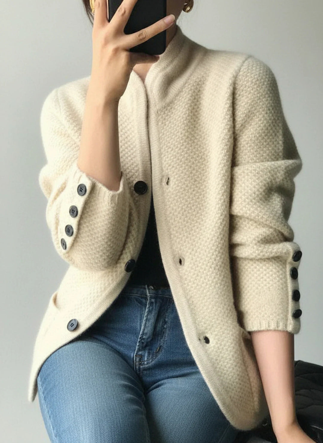 Cardigan | Women's Button Front, Lightweight Summer | Relaxed Fit, Pocket Detail