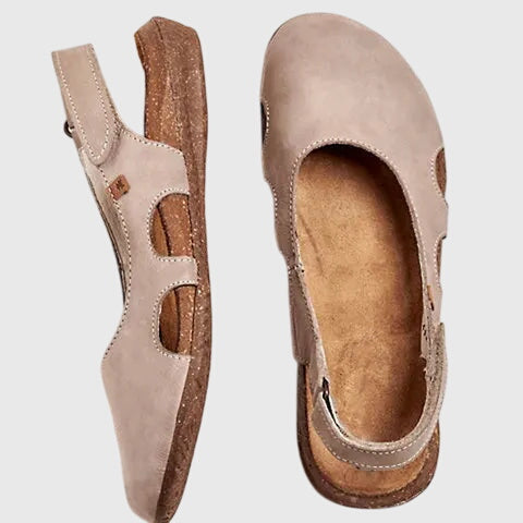 Women's orthopedic sandals with arch support and breathable open design