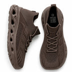 Walking sneakers wide toe box orthopedic flexible sole lace-up, available in 6 colours