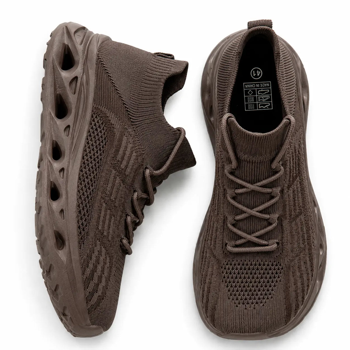 Walking sneakers wide toe box orthopedic flexible sole lace-up, available in 6 colours