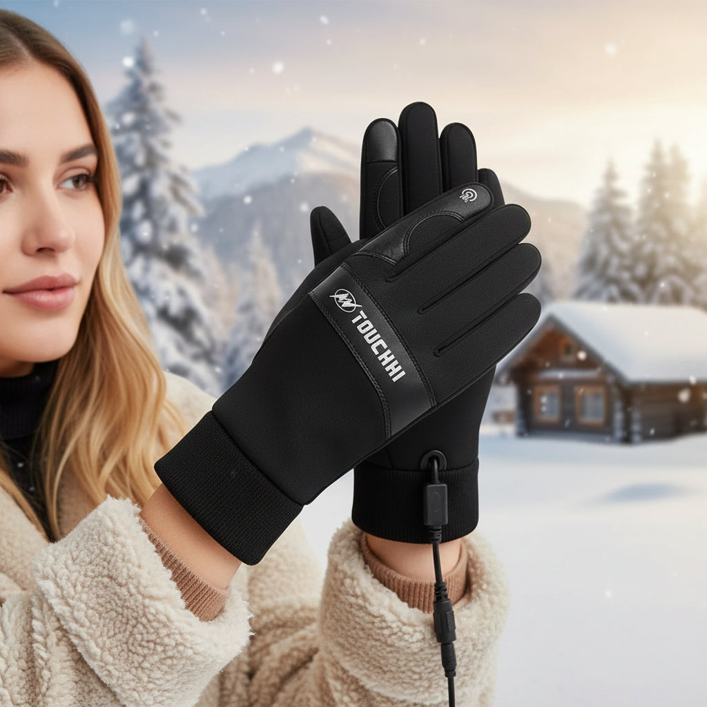 USB Heated Gloves - Waterproof & Touchscreen - Winter Warmth