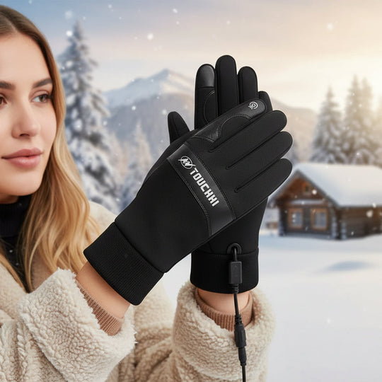 USB Heated Gloves - Waterproof & Touchscreen - Winter Warmth