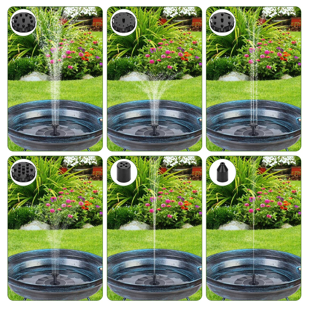 Solar Floating Fountain Pump | Pond Water Feature | Backyard Decor