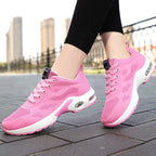 Women orthopedic sneakers wide toe box arch support rolling sole