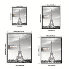 Black wall photo frames set of 2 for posters and artwork, vertical mounting