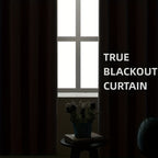 Blackout curtains thermal insulated energy efficient ring top bedroom living room