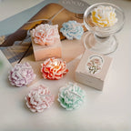 Carnation scented candle decorative paraffin gift for Mother's Day Valentine's Day Christmas