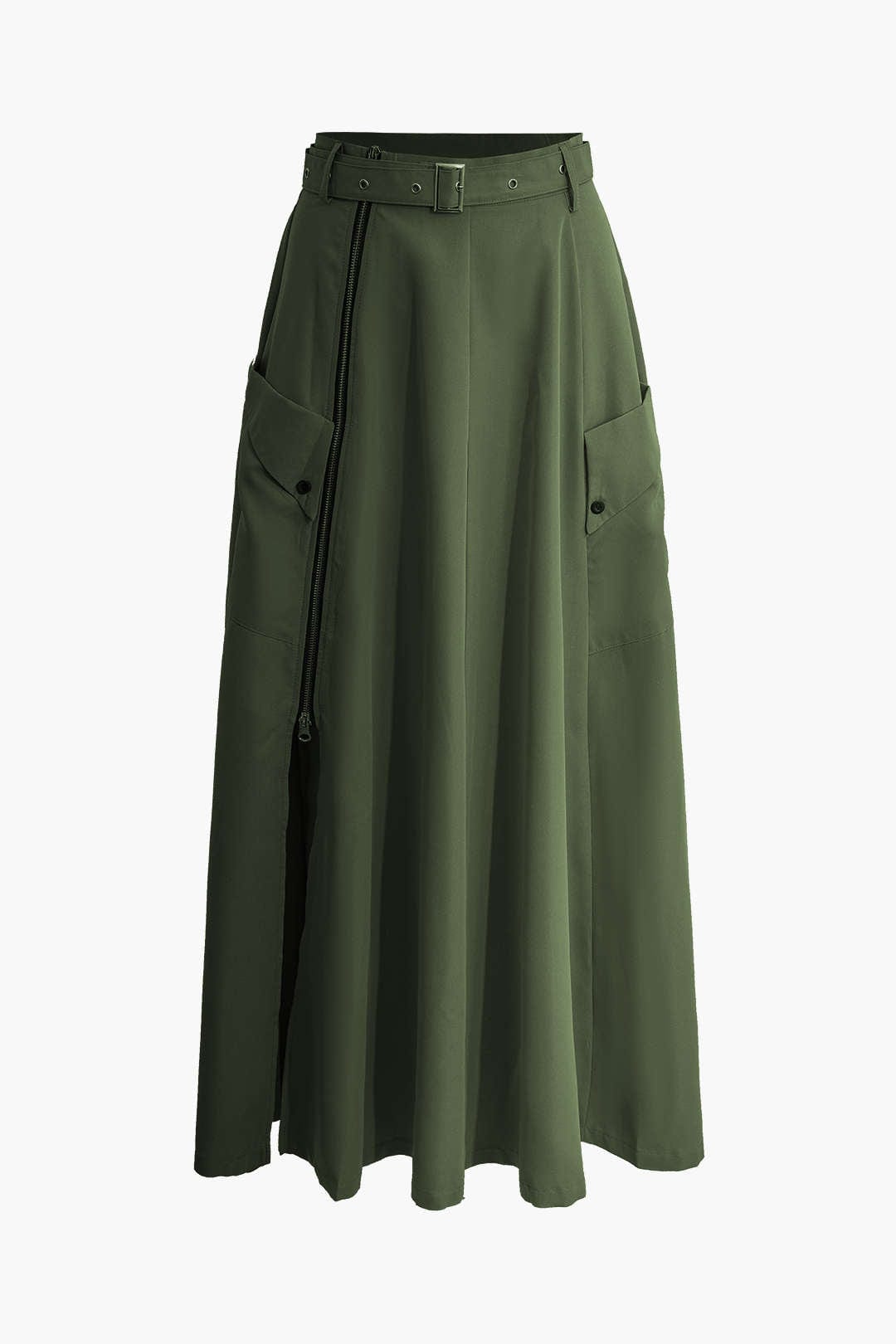 Women's two-piece set crop top and maxi skirt casual summer outfit