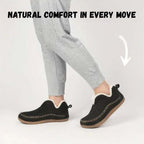Women barefoot slippers orthopedic non-slip in brown black and light gray