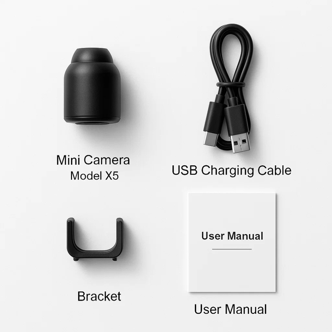 Mini Security Camera 1080P Wireless WiFi Night Vision Audio Recording