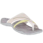 Orthopedic flip flops with arch support and nanofoam sole, women's summer sandals