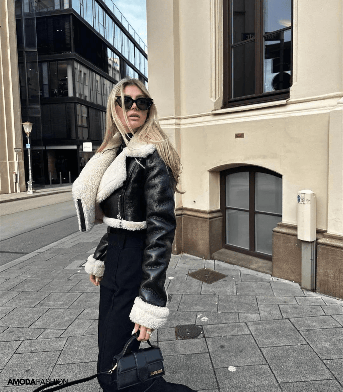 Women Crop Top Teddy Coat 2 Piece Set | Luna