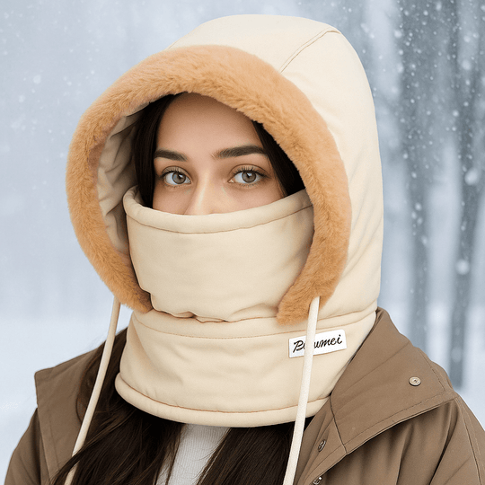 Double Thermal Hat with Mask – Wind and Waterproof Winter Protection