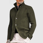 Men's knit vest mixed wool slim fit, smart casual knitwear