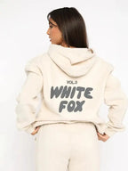Women's oversized hoodie set with matching jogger pants, casual lounge wear