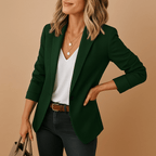 Women blazer regular fit long sleeve in multiple colours