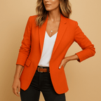 Women blazer regular fit long sleeve in multiple colours