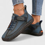 Women supportive comfort sneakers structured cushioned silhouette