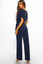 Women high waist wide leg jumpsuit in multiple colors