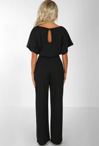 Women high waist wide leg jumpsuit in multiple colors