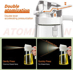 Olive oil sprayer bottle 2-in-1 spray and pour 470mL food-grade glass