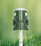360° ultrasonic animal repellent solar powered, cat fox rat deterrent garden