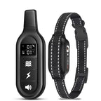 Black dog training e-collar with 1000m remote range, waterproof and rechargeable