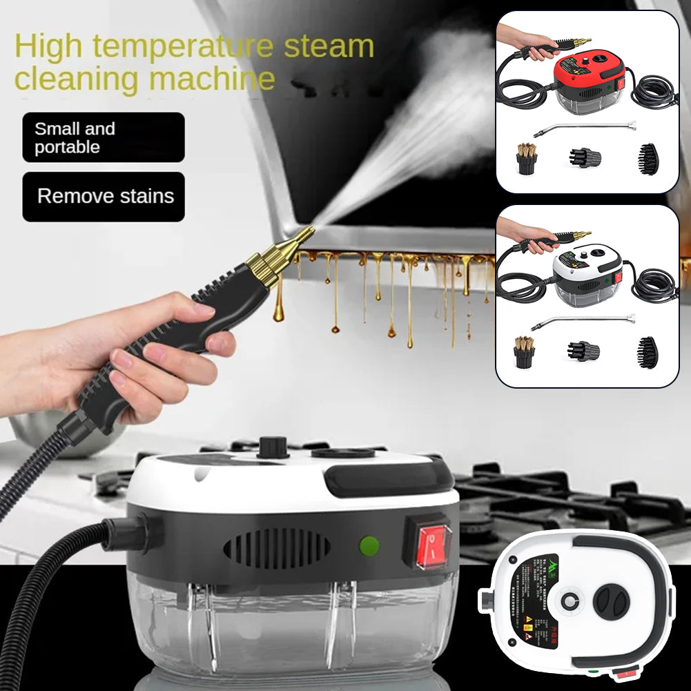 2500W high pressure steam cleaner with 6 steam settings for home and kitchen