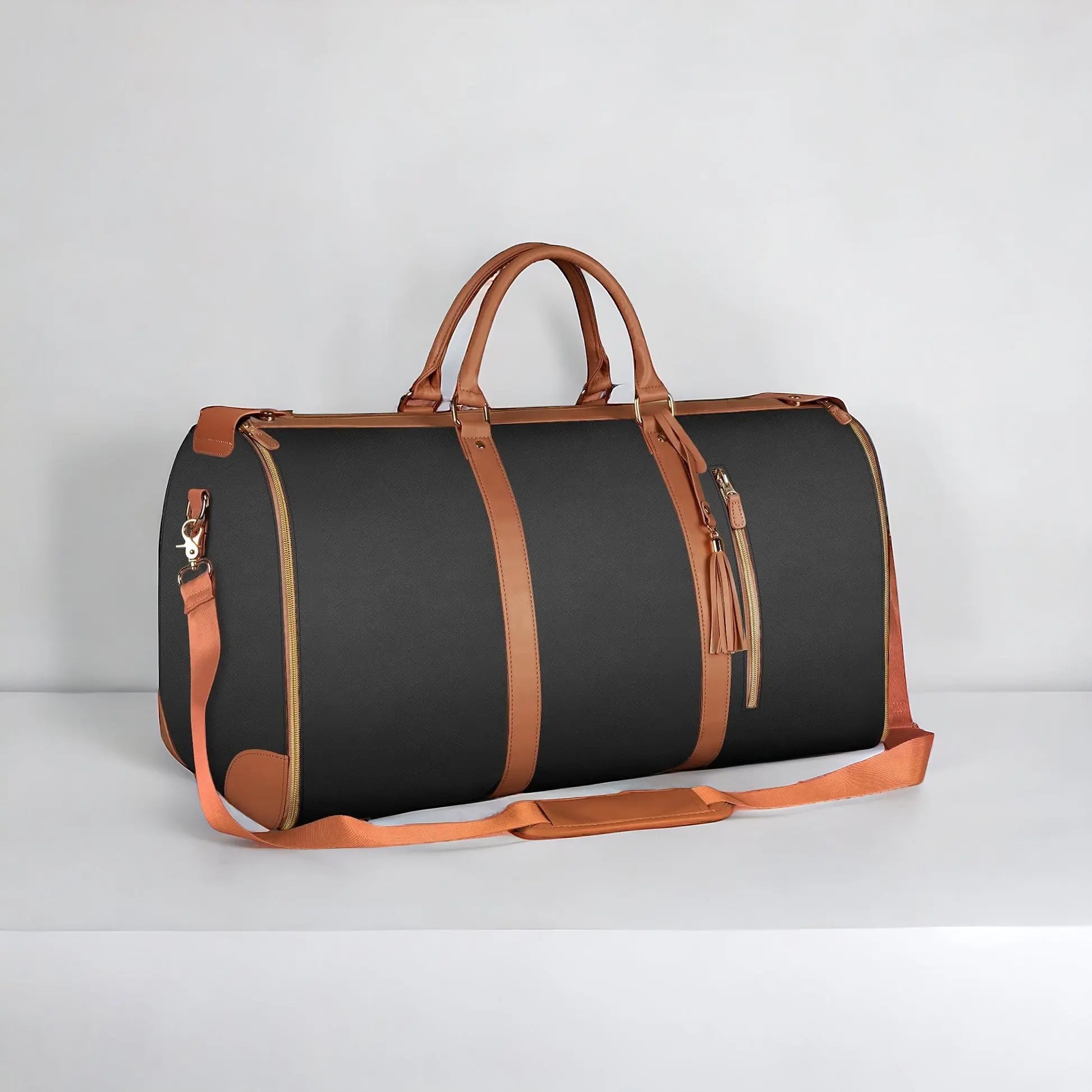 Lightweight travel bag carry on weekender with side pockets