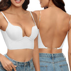 Backless bra strapless seamless invisible support for open-back dresses