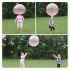 Giant Jelly Balloon Ball 3-pack transparent, air and water fill, kids outdoor play