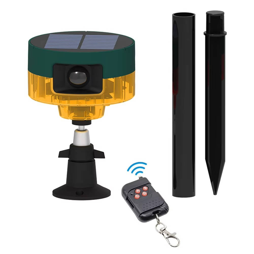 Solar pest repeller 360 degree motion detection IP55 garden bird deer rabbit