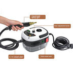 2500W high pressure steam cleaner with 6 steam settings for home and kitchen