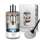 Electric makeup brush cleaner 3-in-1 with UV sterilization and USB charging