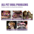 Dog oral repair gel whitening and breath freshening 3-pack, pet-safe plant formula