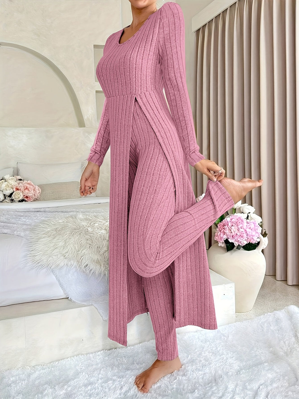 Women fashion casual dress versatile everyday style