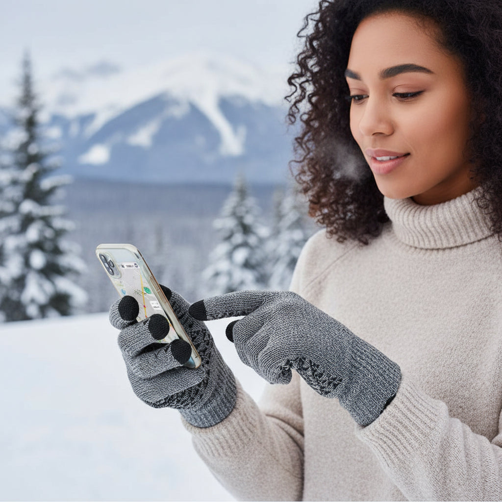 Heated Gloves - USB Rechargeable - Touchscreen & Non-Slip