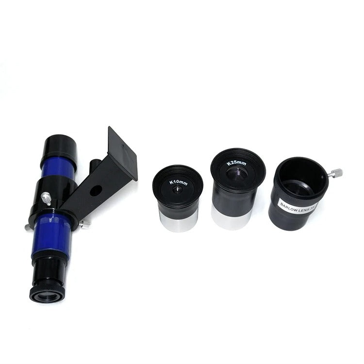 Beginner refractor telescope 70mm aperture with aluminum tripod and accessories