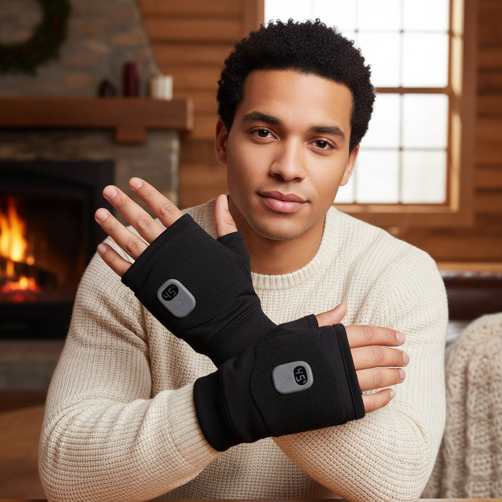 Heated Gloves - 360° Heat - Rechargeable & Windproof - Touchscreen