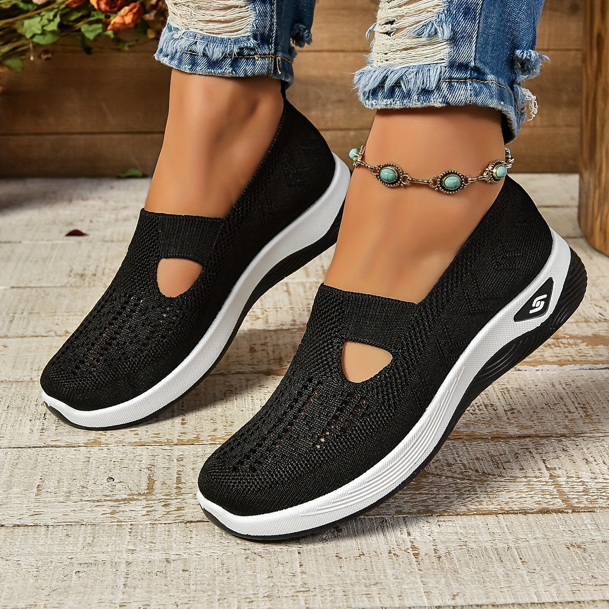 Orthopedic Slip On Shoes Women | Arch Support Cushioned Gel Sole