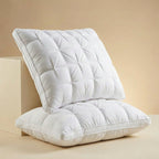 Down pillow 100% goose down breathable cotton cover 48x74cm shape-retaining