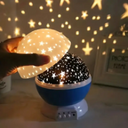 Star Projector Night Light Table Lamp Rotating Dome Rechargeable