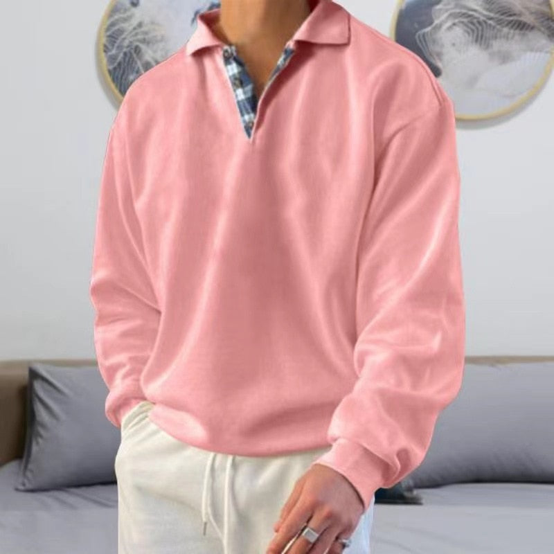 Men classic crewneck sweater available in multiple colors and sizes M to 5XL