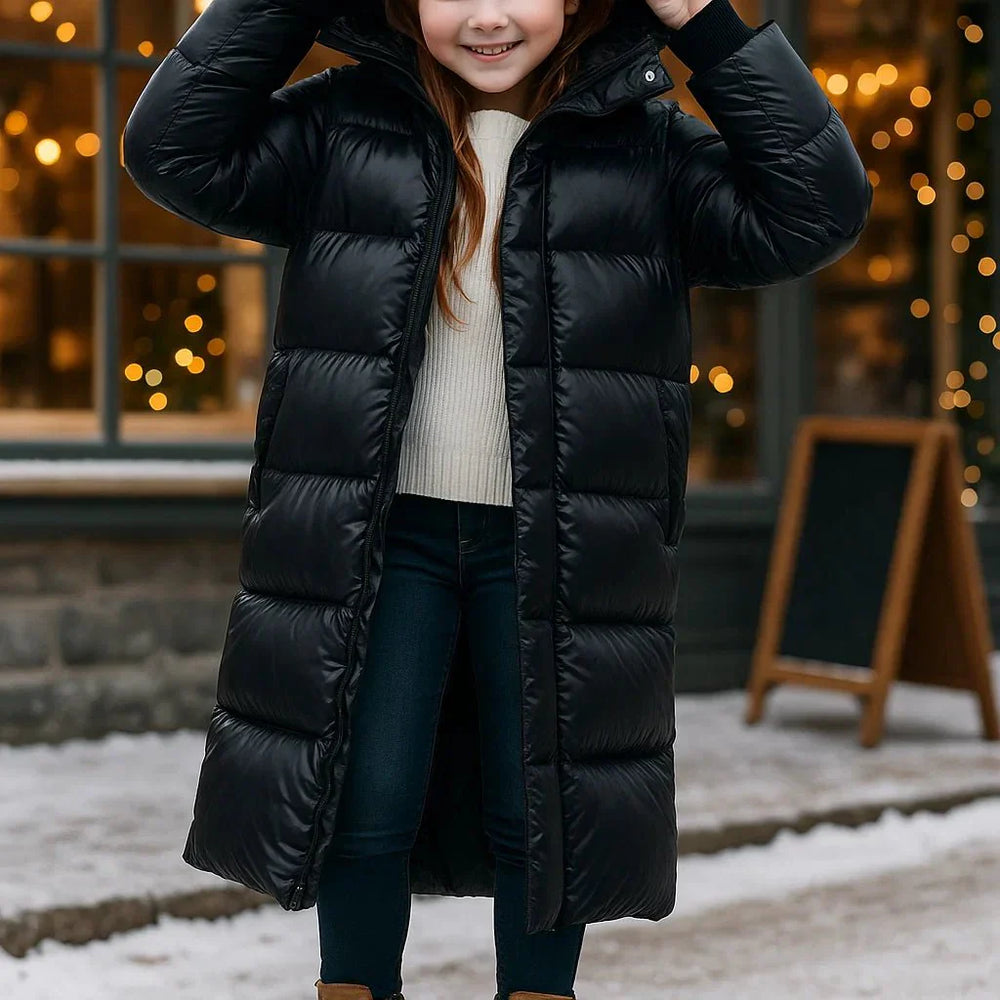 Elsa Long Winter Coat Girls – Warmth and Style