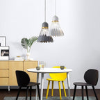 Industrial pendant lamp 1-light metal geometric ceiling fixture for kitchen