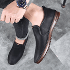 Men's Orthopedic Leather Shoes | Pain Relief, Comfort Support
