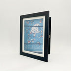 Children's art frame A4 front-opening flip frame for school artwork and paintings