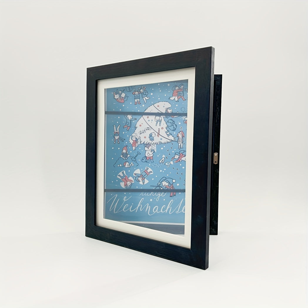 Children's art frame A4 front-opening flip frame for school artwork and paintings
