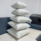 White non-woven pillow inserts 2-pack, high elasticity, for sofa and bed use