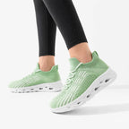 Walking sneakers wide toe box orthopedic flexible sole lace-up, available in 6 colours